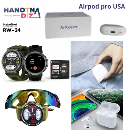 Pack Prestige : Montre Haino Teko RW24™ + AirPods Pro USA