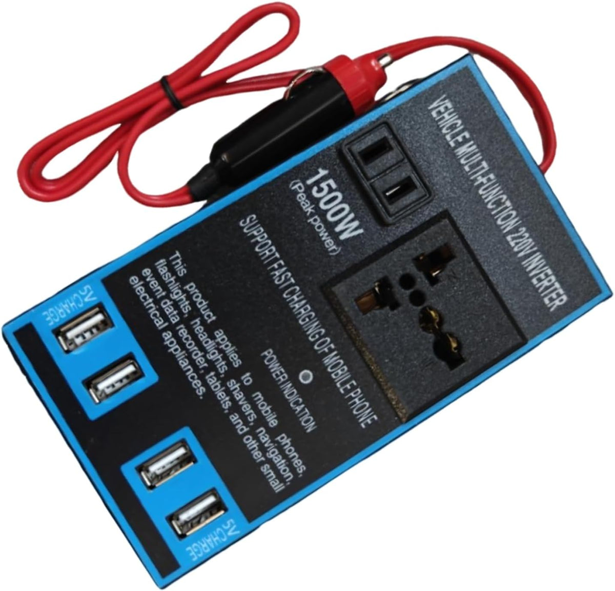 YAPAILANG 1500W Power Inverter DC12V 24V To AC220V ...