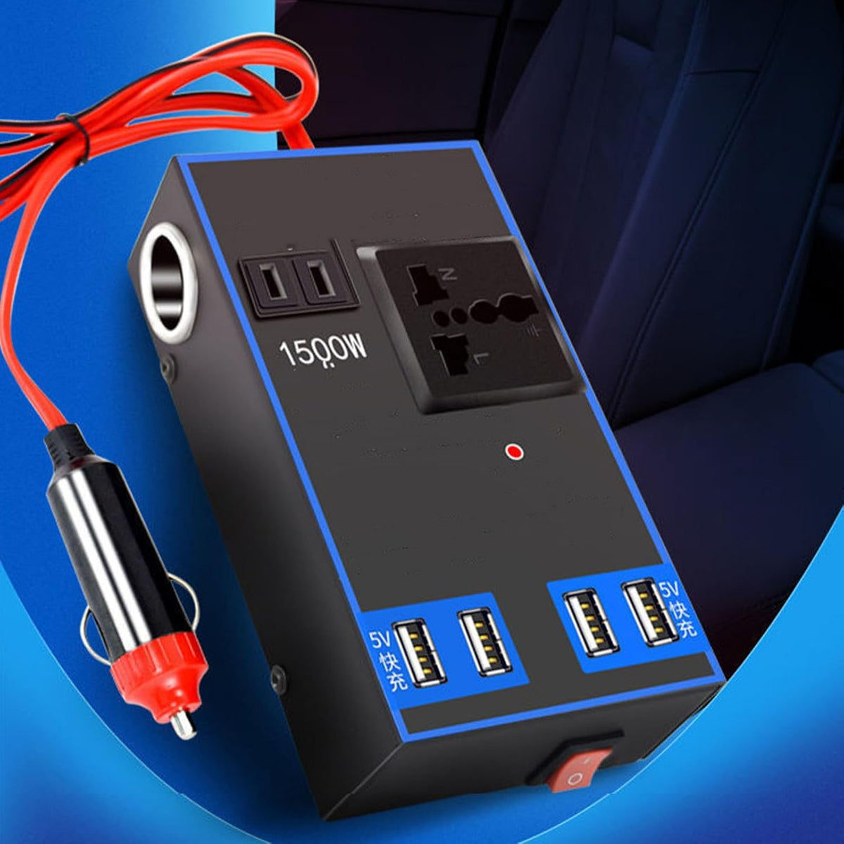 YAPAILANG 1500W Power Inverter DC12V 24V To AC220V ...
